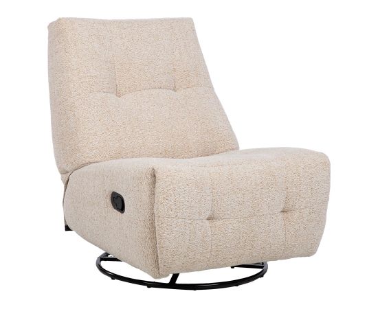 Recliner armchair WILLA with swinging and rotating manual mechanism, beige Новинки Для дома и сада 