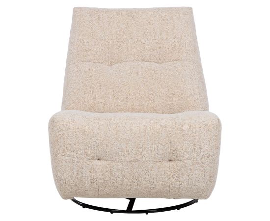 Recliner armchair WILLA with swinging and rotating manual mechanism, beige Новинки Для дома и сада 