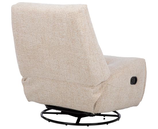 Recliner armchair WILLA with swinging and rotating manual mechanism, beige Новинки Для дома и сада 