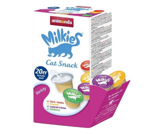 ANIMONDA Milkies Variety - cat treats - 20 x 15g Kaķu sausā barība