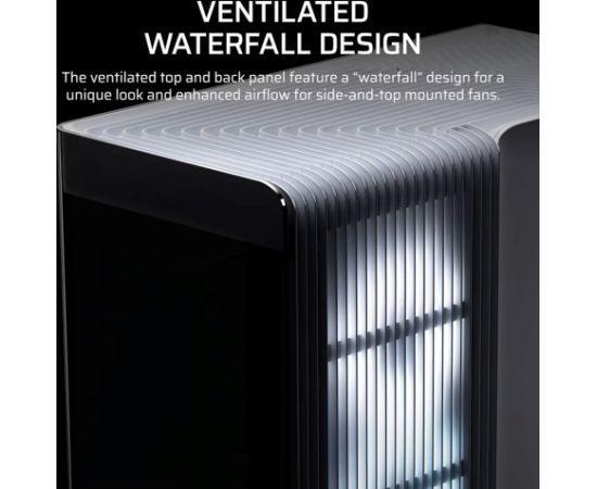 Corsair 4500X RS-R ARGB Tempered Glass Mid-Tower, White Midi Tower Datoru korpusi