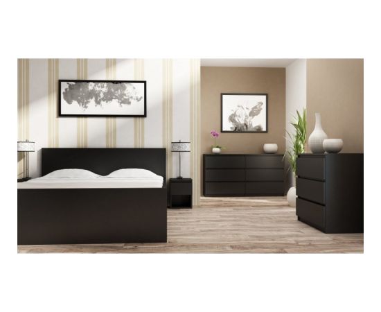 Top E Shop Topeshop M3 CZERŃ chest of drawers Новинки Для дома и сада 