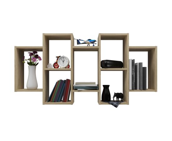 Top E Shop Wall-hung bookcase Bilbao 7.0 Wall Shelves Sonoma Oak Новинки Для дома и сада 