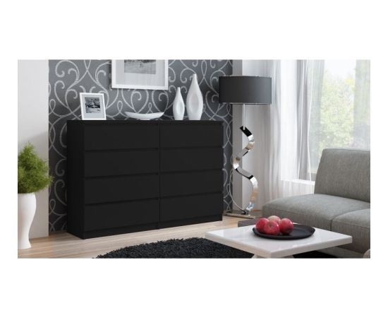 Top E Shop Topeshop M8 140 CZERŃ chest of drawers Новинки Для дома и сада 
