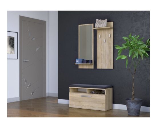 Top E Shop Topeshop GAR RIVA SONOMA entryway cabinet Новинки Для дома и сада 