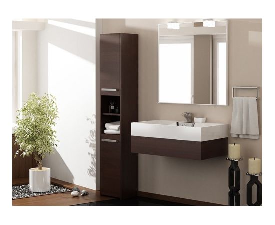 Top E Shop Topeshop S30 WENGE bathroom storage cabinet Brown Jaunumi -Dārzam