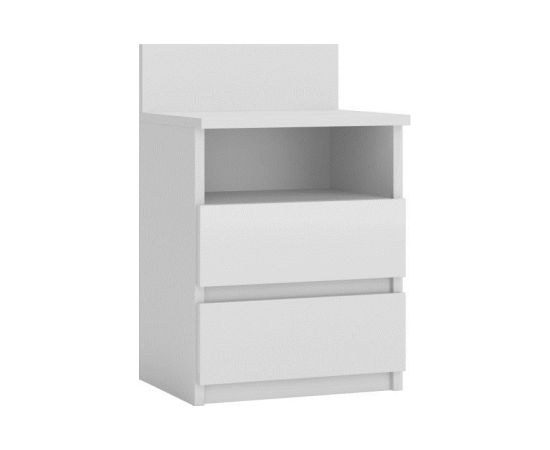 Top E Shop Topeshop M1 BIEL MAT nightstand/bedside table 2 drawer(s) White Прикроватные тумбочки