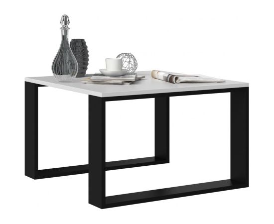 Top E Shop MODERN MINI table 67x67x40 cm White/Black Jaunumi -Dārzam