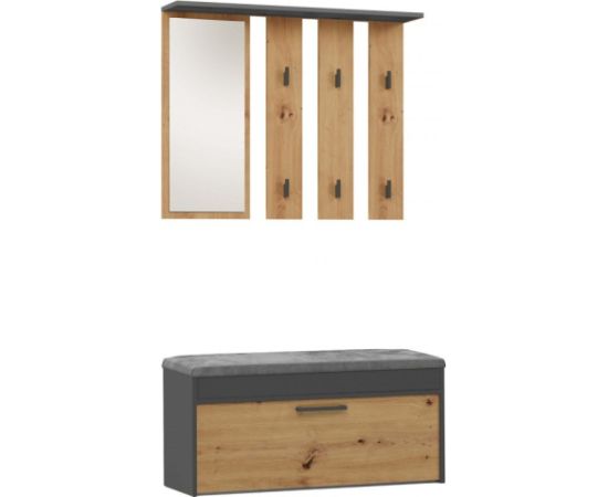 Top E Shop Topeshop GAR PARMA ANT/ART entryway cabinet Новинки Для дома и сада 