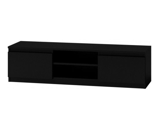Top E Shop Topeshop RTV140 CZARNY TV stand/entertainment centre 2 shelves Новинки Для дома и сада 
