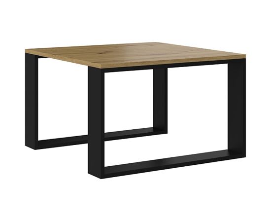 Top E Shop MODERN MINI table 67x67x40 cm Artisan Oak/Black Новинки Для дома и сада 