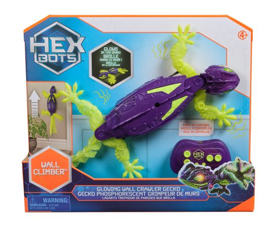 HEX BOTS Интерактивная игрушка Светящийся в темноте Геккон Новости - Детские товары