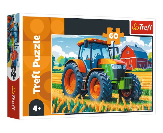 TREFL Puzle traktors, 60 gab. Puzles
