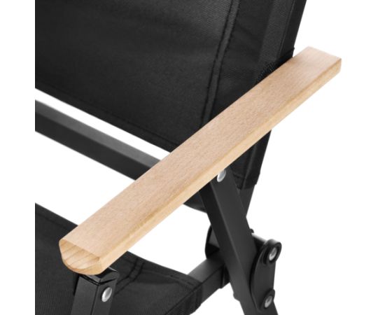 NC4307 BLACK SALOKAMAIS KRĒSLS NILS CAMP Кемпинг стулья