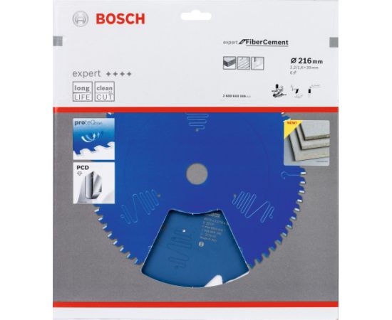 Bosch circular saw blade Expert for Fiber Cement, 165mm, 4Z (bore 30mm, for chop & miter saws) Новинки Для дома и сада 