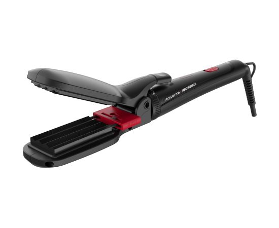 Rowenta Hair styler CF422LF0 X KARL LAGERFELD Infinite Looks Temperature (max) 190 °C Number of heating levels 1 48 W Black/Red Matu veidotāji