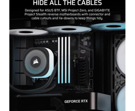 Corsair 4500X RS-R ARGB Tempered Glass Mid-Tower, Black Midi Tower Datoru korpusi