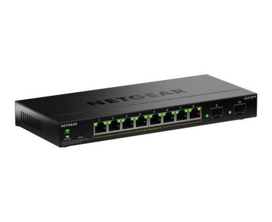 Switch Netgear GS310TP-200EUS 10p PoE 55W (PoE+: 8p) Managed Gigabit Switch