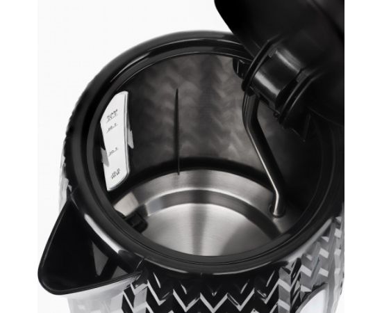 Eldom NELO kettle, capacity 1.7 l, power 2000 W, black Tējkannas (elektriskās)