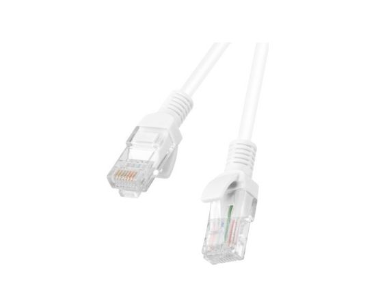 PATCHCORD KAT.6 UTP 2M BIAŁY FLUKE PASSED LANBERG 10-PACK Tīkla vadi