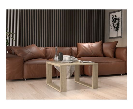 Top E Shop MODERN MINI table 67x67x40 cm Sonoma oak Jaunumi -Dārzam