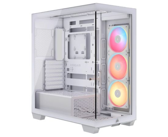 Corsair Midi Tower 3500X LXR LINK TG White Корпуса
