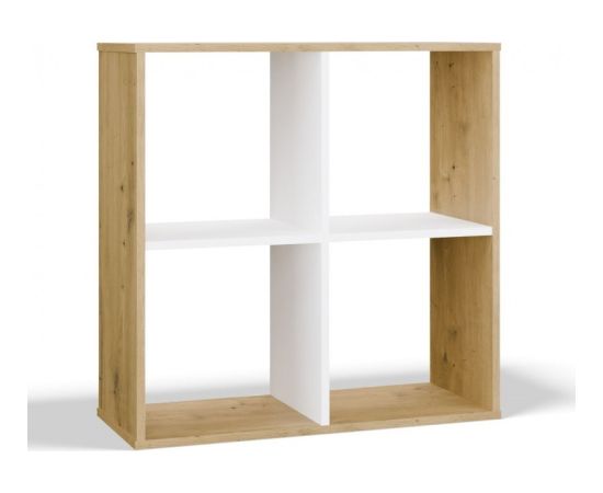 Top E Shop MALAX 2X2 ARTISAN/WHITE BOOKCASE Новинки Для дома и сада 