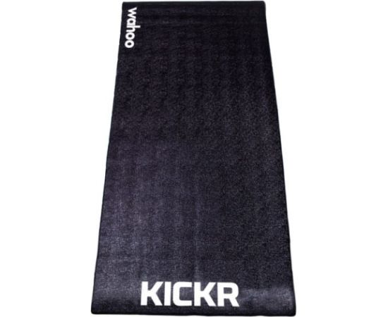 WahooFitness WFKICKRMAT antistatic floor mat Black Rubber Велотренажеры