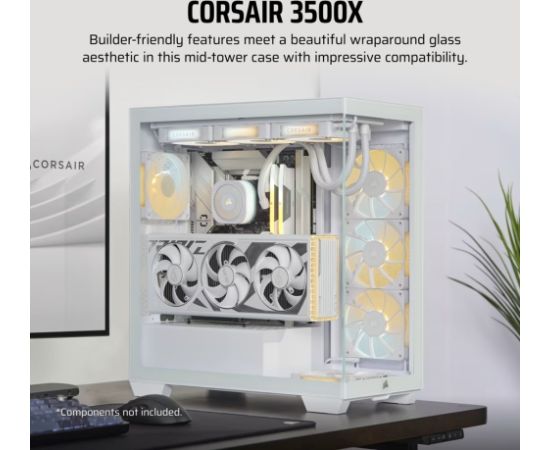 Corsair 3500X RS-R ARGB Midi Tower White Корпуса