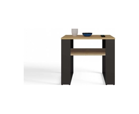 Top E Shop MODERN 2P MINI SLIM coffee table, artisan/black Новинки Для дома и сада 