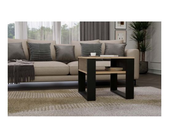 Top E Shop MODERN 2P MINI SLIM coffee table, artisan/black Новинки Для дома и сада 