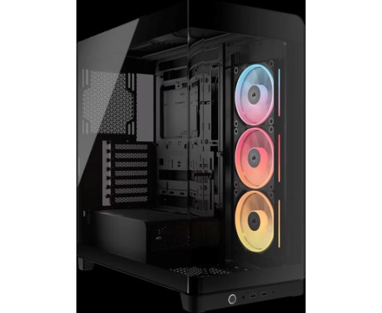 Corsair 4500X LX-R RGB Tempered Glass Mid-Tower, Black Midi Tower Datoru korpusi