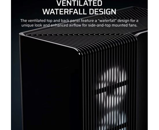 Corsair 4500X LX-R RGB Tempered Glass Mid-Tower, Black Midi Tower Datoru korpusi