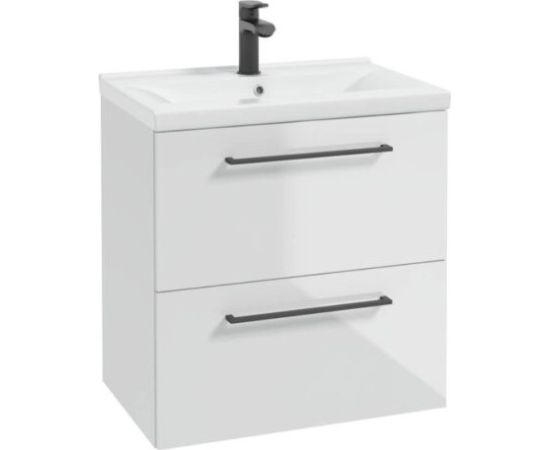 Шкафчик для ванной  METRO Deftrans с раковиной  Plan 60cm Izlietnes skapis