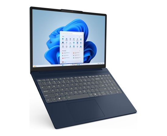 Notebook LENOVO IdeaPad Slim 3 15AHP10 CPU AMD RyzenT 7 8840HS 3.3 GHz 15.3 " 1920 x 1200 pixels RAM 16 GB DDR5-SDRAM SSD 512 GB Discrete graphics Not available On-board graphics Yes Numeric keypad Yes Colour Blue Weight 1.63 kg 5600 MHz 83KA003VRM Portatīvie datori