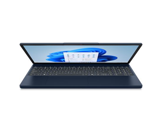 Notebook LENOVO IdeaPad Slim 3 15AHP10 CPU AMD RyzenT 7 8840HS 3.3 GHz 15.3 " 1920 x 1200 pixels RAM 16 GB DDR5-SDRAM SSD 512 GB Discrete graphics Not available On-board graphics Yes Numeric keypad Yes Colour Blue Weight 1.63 kg 5600 MHz 83KA003VRM Portatīvie datori