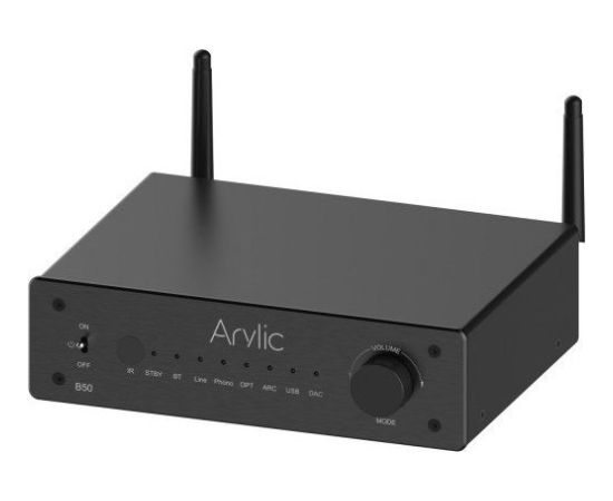 Arylic Arylic B50 Multi Wejściowy Wzmacniacz Audio z Odbiornikiem i Nadajnikiem Bluetooth Усилители / A/V ресиверы