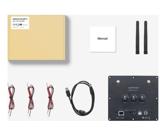 Arylic Arylic Up2Stream Plate Amp 2.1 - Multiroom Wireless 2.1 Plate Amp Усилители / A/V ресиверы