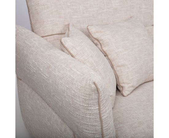 Dīvāns CALLA 4-vietīgs, auzu baltums Jaunumi -Dārzam