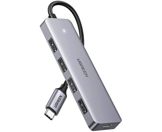 Ugreen   HUB Ugreen CM219 35574 with 4 USB-A 3.0 ports and USB-A 3.0 cable 1m - black Дата USB-кабели
