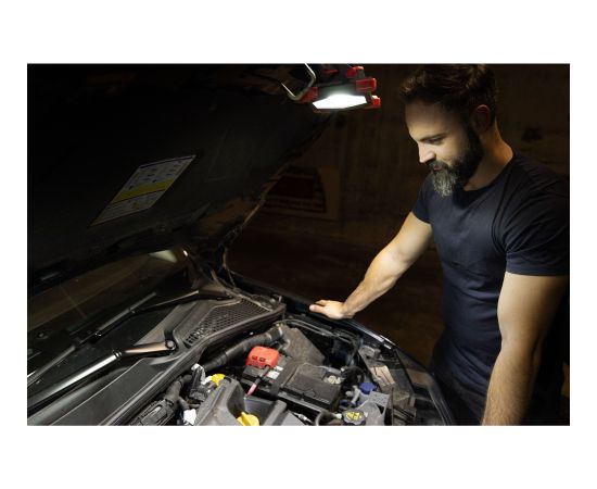 Wiha cordless construction spotlight 30 watts black/red, integrated battery Jaunumi -Dārzam