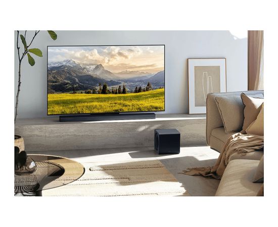 SAMSUNG Q-Series Soundbar HW-QS710GF black, 3.1.2-channel, Wireless Dolby Atmos, Q-Symphony Aудио-видео