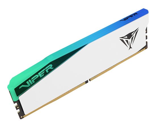 Patriot DDR5 - 16GB - 5600 - CL - 38, Single RAM (white, PVER516G56C38W, Elite 5 RGB, INTEL XMP, AMD EXPO) RAM Operatīvā atmiņa
