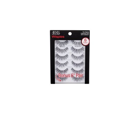 Ardell Wispies Wispies ( 6 pcs ) Black Dekoratīvā kosmētika
