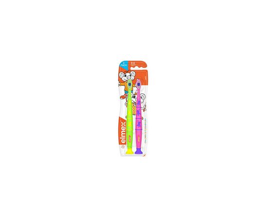 Elmex Children Duopack Toothbrush ( 2 pcs ) Zobu pastas un mutes dobuma skalojamie līdzekļi