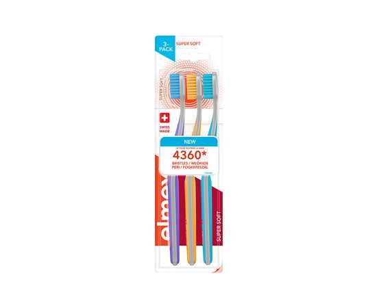 Elmex Super Soft Multipack Toothbrush ( 3 pcs ) Zobu pastas un mutes dobuma skalojamie līdzekļi
