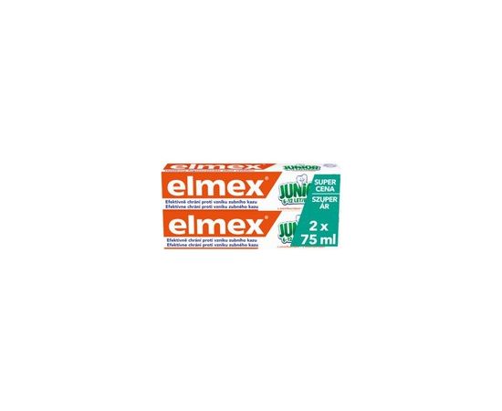 Elmex Junior Duopack Toothpaste 2x 75 ml 150ml Zobu pastas un mutes dobuma skalojamie līdzekļi