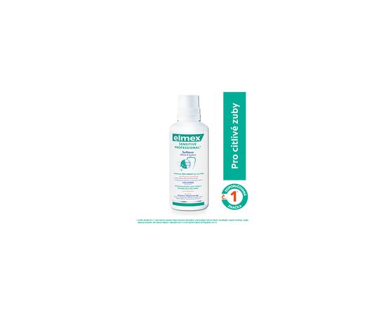 Elmex Mouthwash for sensitive teeth Sensitiv e Professional 400 ml 400ml Zobu pastas un mutes dobuma skalojamie līdzekļi