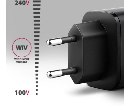 MOBILE CHARGER WALL USB 67W/GAN 2PORT ACU-PQ67D AXAGON Новинки смартфонов и телефонов