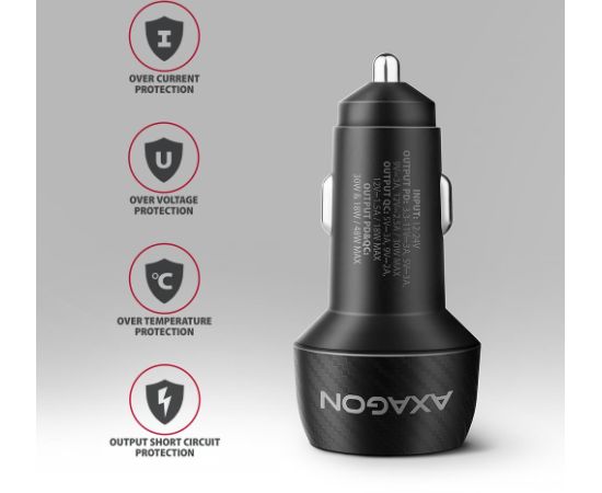 MOBILE CHARGER CAR USB 2PORT/48W PWC-PQ48 AXAGON Новинки смартфонов и телефонов